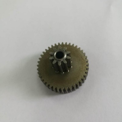 Small stainless steel spur tooth dual gear